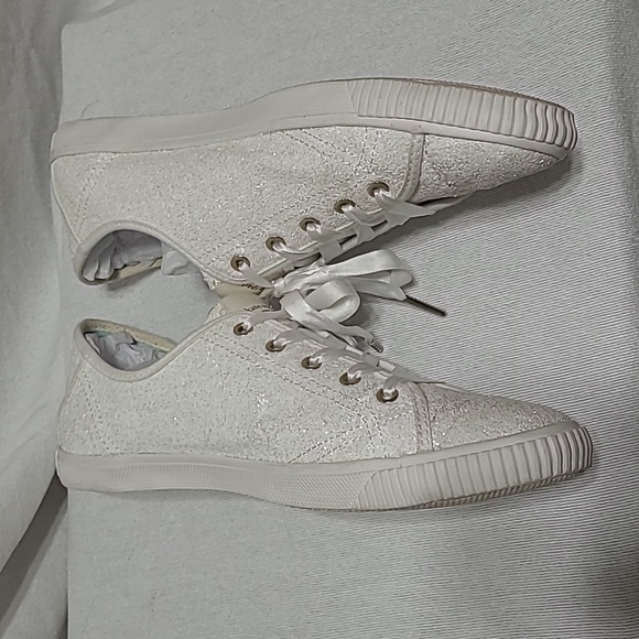 Kate Spade Trista Glitter Textile Sneakers Size 9.5 - Picture 6 of 13